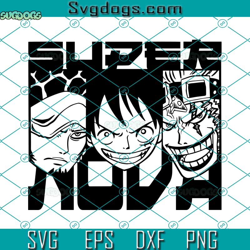 One Piece Friend SVG, Fuffy SVG, Trafalgar Law SVG, Eustass Kid SVG PNG DXF EPS