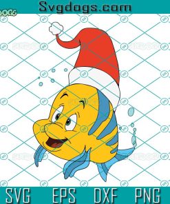Polochon Christmas SVG, Fish Santa SVG, Christmas Fish SVG PNG DXF EPS
