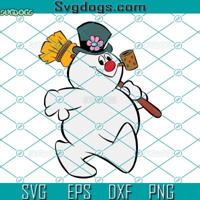 The Snowman SVG, Cute Snowman Christmas SVG, Snowman With Broom SVG PNG ...