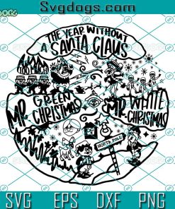 The Year Without A Santa Claus SVG, Miser Brothers SVG, Mr Green Christmas SVG, Mr White Christmas SVG PNG DXF EPS