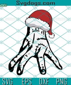 Christmas Thing SVG, Thing Wednesday Addams SVG PNG DXF EPS