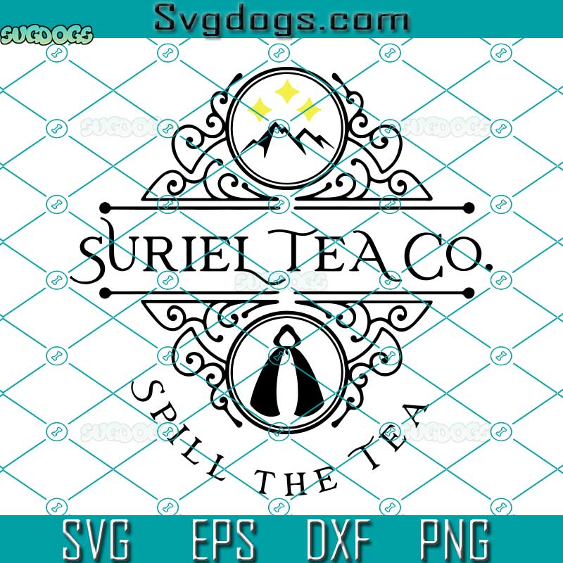 Suriel Tea Co Sweat SVG, Acotar Sweat SVG, Sarah J Maas Sweat SVG, A Court of Thorns And Roses Sweat SVG PNG DXF EPS