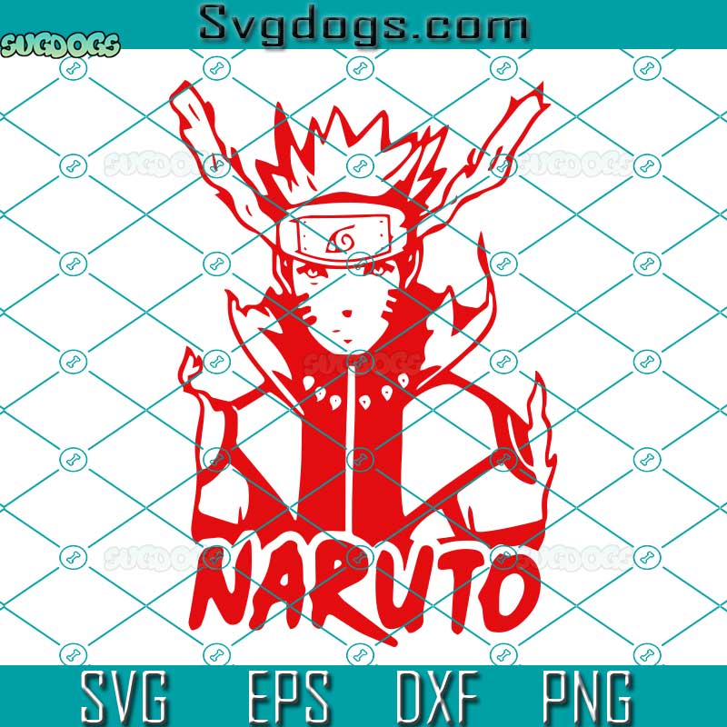 Naruto Anime SVG, Naruto Face SVG, Anime SVG PNG DXF EPS