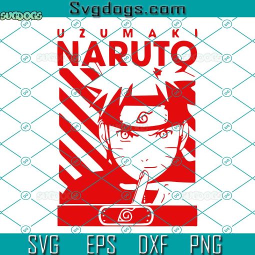 Uzumaki Naruto Anime SVG, Naruto SVG, Anime SVG PNG DXF EPS