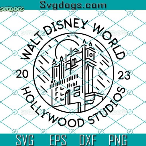Hollywood Studios 2023 SVG, Walt Disney World SVG, Disney 2023 Family SVG PNG DXF EPS