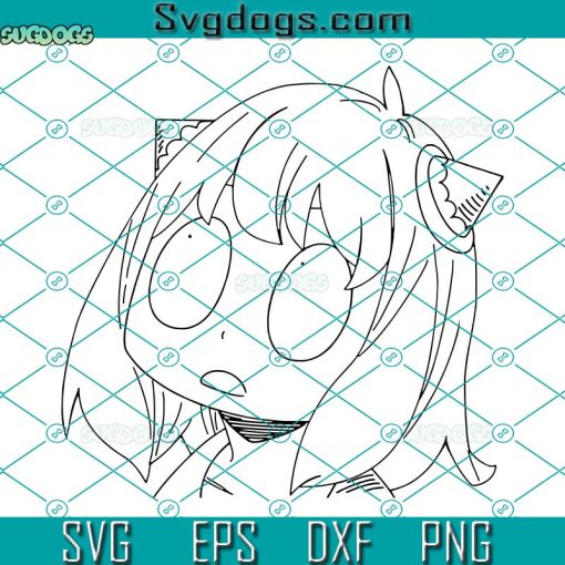 Anya Spy x Family SVG, Spy x Family SVG, Anya SVG PNG DXF EPS