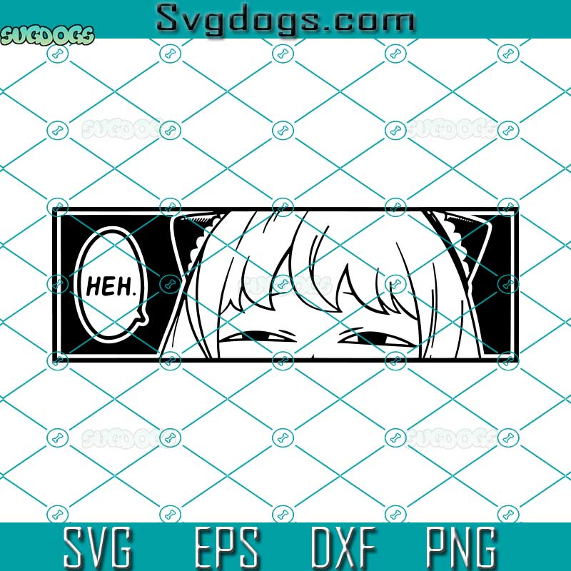 Anya Heh SVG, Spy x Family SVG, Anya Forger SVG, Anime SVG PNG DXF EPS