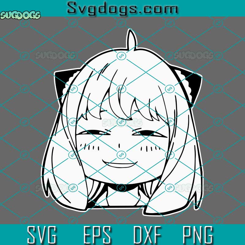 Anya SVG, Spy x Family SVG, Anya Forger SVG PNG DXF EPS