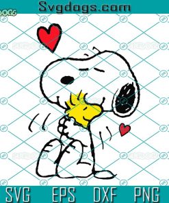 Valentine Snoopy SVG, Valentine’s day SVG, I Love You Peanuts Snoopy Valentine’s Heart SVG PNG DXF EPS