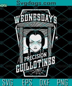 Wednesday’s Precesion Guillotines SVG, Creepy Cute Goth SVG, Addams SVG PNG DXF EPS