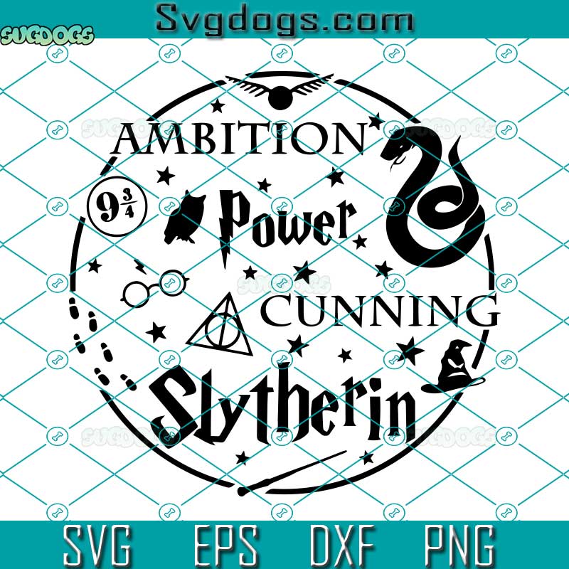 Slytherin House Crest SVG: Embracing Ambition and Cunning