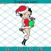 Betty Boop Santa SVG, Betty Boop Christmas SVG, Betty Boop SVG PNG DXF EPS