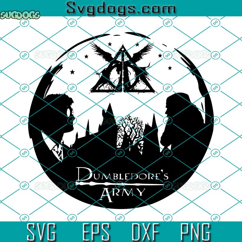 Dumbledore's Army SVG, Harry Potter Hogwarts Castle Alumni SVG, Dumbledores Army Potterhead SVG PNG DXF EPS