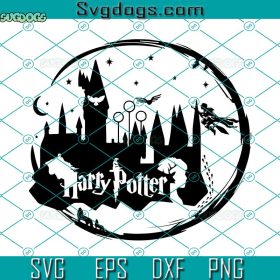 Harry Potter SVG, Harry Potter Hogwarts Castle Alumni SVG, Potterhead ...