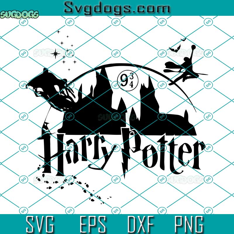 Harry Potter 9 3 4 SVG, HP Hogwarts Alumni SVG, Harry Potter SVG PNG DXF EPS