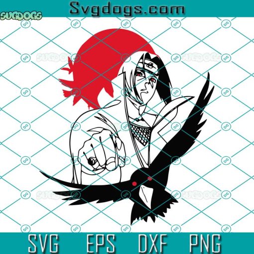 Uchiha Itachi SVG, Naruto SVG, Itachi Anime SVG PNG DXF EPS