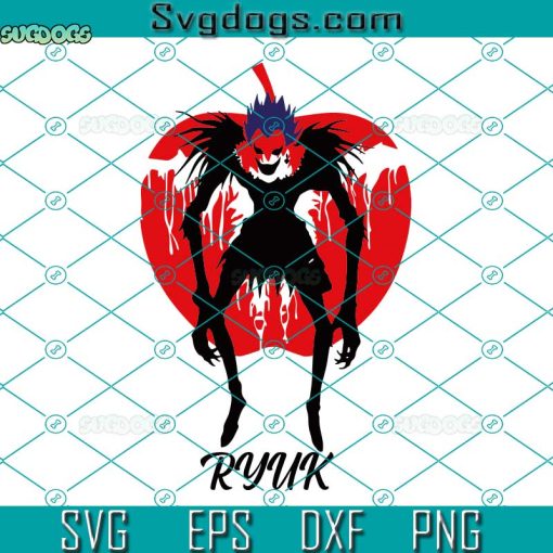 Ryuk SVG, Anime SVG, Death Note SVG, Manga SVG, Japanese SVG PNG DXF EPS