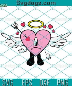 Bad Bunny Cupid SVG, Un San Valentin Sin Ti SVG, Valentines Day SVG, Valentines Benito SVG PNG DXF EPS