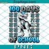 Unicorn 100 Days Of School PNG, Unicorn 100 Days Smarter 100th Day PNG, School PNG