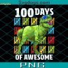 100 Days Of School Football PNG, 100th Day Of School PNG, Football School PNG