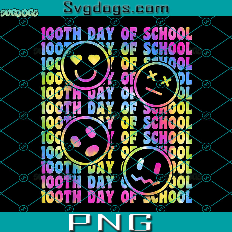 100th Day Of School PNG, Spiral Happy 100 Days Of School PNG, School PNG