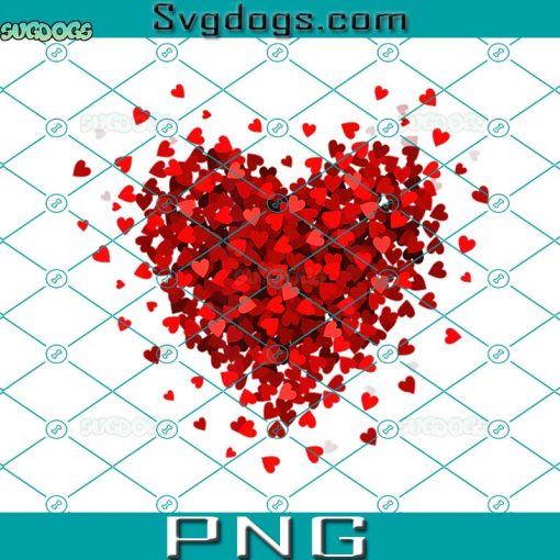 Love Heart Graphic Valentine’s Day PNG, Valentine’s Day PNG