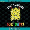 Eye Survived 100 Days Of School PNG, 100 Days Smarter Student PNG, Teacher PNG