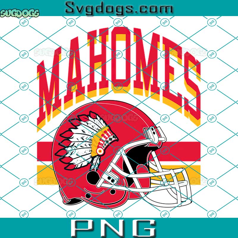 Mahomes Kansas City PNG, Mahomes PNG, Kansas City PNG, Indian Chief Football PNG