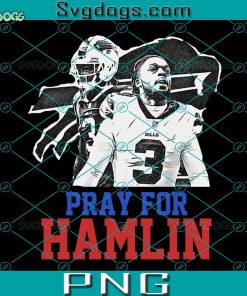 Pray For Hamlin PNG, Damar Hamlin PNG, Football Player PNG