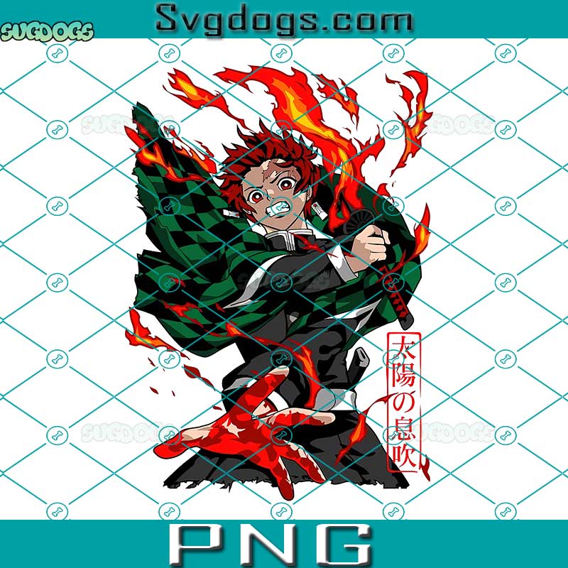 Kamado Tanjiro Svg, Anime Svg, Kimetsu No Yaiba Svg, Japanese Svg, Ani