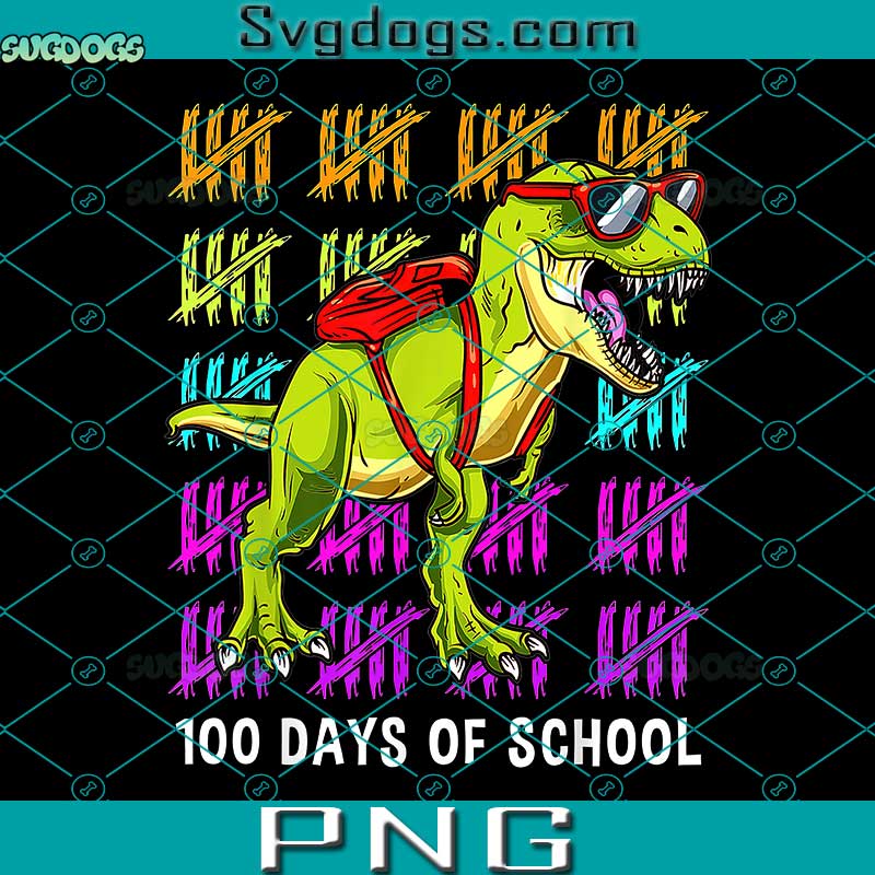 Dinosaur 100 Days of School PNG, Dinosaur PNG, T Rex PNG