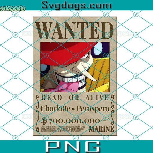 Charlotte Perospero wanted PNG, Charlotte Anime PNG, One Piece PNG