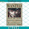 Edward Newgate Wanted PNG, Edward Newgate PNG, One Piece PNG