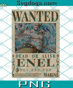 Enel Wanted PNG, Enel PNG, One Piece PNG