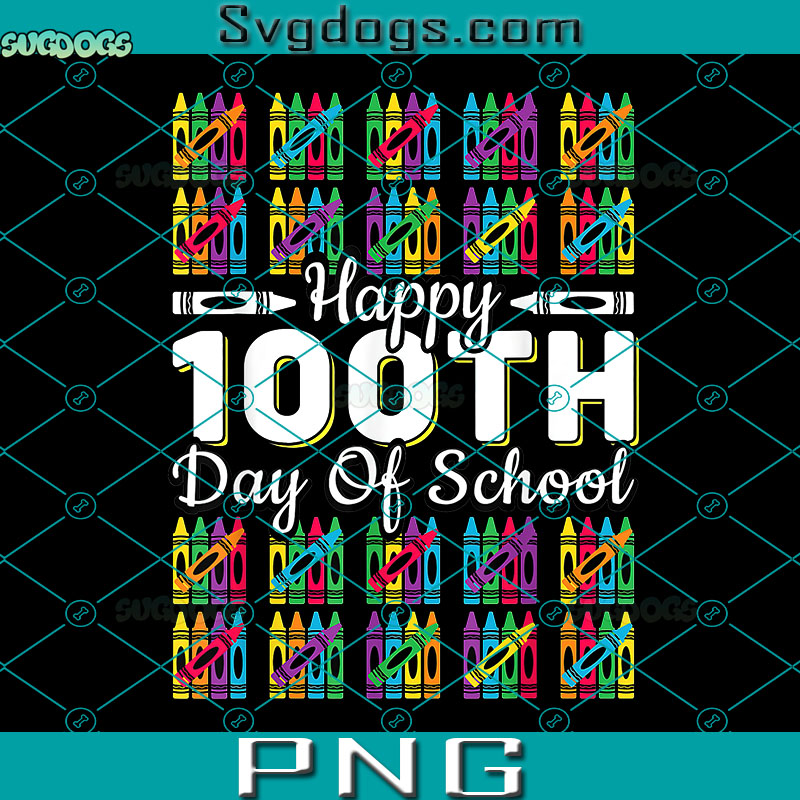 Happy 100th Day Of School PNG, Student PNG, 100 Days Of School PNG