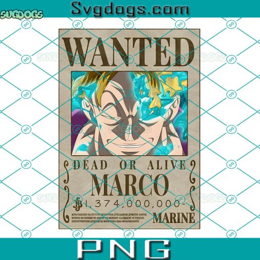 Marco Wanted PNG, Marco PNG, One Piece PNG