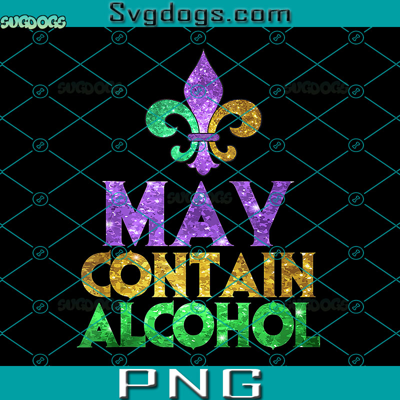 May Contain Alcohol PNG, Mardi Gras Party PNG, Mardi Gras PNG