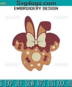 Mouse Head Bunny Donut Embroidery Design File, Mickey Donut Embroidery Design File