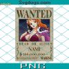 Wanted Nami PNG, Nami PNG, Wanted One Piece PNG
