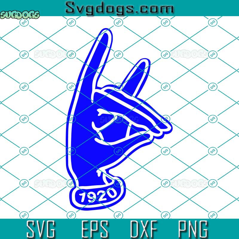 Zeta Phi Beta hand SVG,  Zeta Phi Beta SVG, Hand Sign SVG PNG EPS DXF