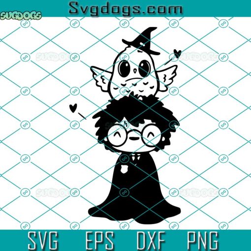 Little Wizard Kid SVG, Wizard School SVG, Magic SVG, Harry Potter SVG PNG DXF EPS