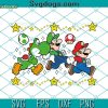 Super Mario SVG, Luigi SVG, Yoshi SVG, Mario Bros SVG PNG EPS DXF