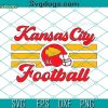 Kansas City SVG, Kansas City Football Fans SVG, KC SVG PNG EPS DXF