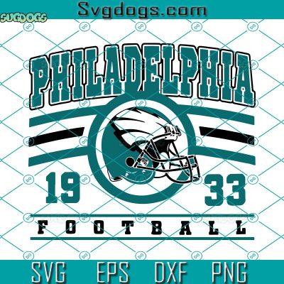 Philadelphia Est 1933 Football SVG, Philadelphia Football SVG ...