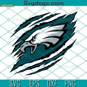 Philadelphia Eagles SVG, Ripped Philadelphia Eagles Logo SVG ...