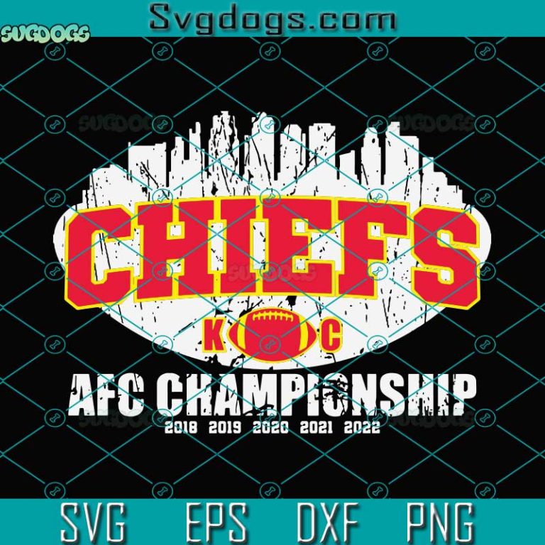 Chiefs AFC Championship SVG, Super Bowl SVG, Kansas City Chiefs SVG PNG ...