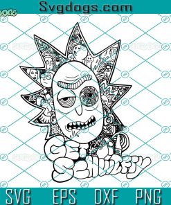 Rick And Morty SVG, Rick Get Schwifty SVG PNG DXF EPS