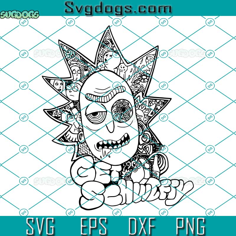 Rick And Morty SVG, Rick Get Schwifty SVG PNG DXF EPS