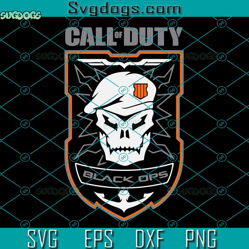 Call Of Duty Black Ops Badge SVG, Plakat Call Of Duty SVG, Black Ops SVG PNG DXF EPS