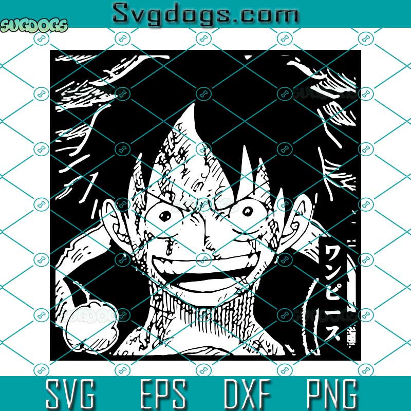 One Piece SVG, Luffy SVG, One Piece D Luffy SVG PNG DXF EPS